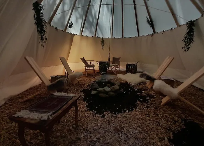 Camping Baumzelte Robis Waldspielpark Grächen