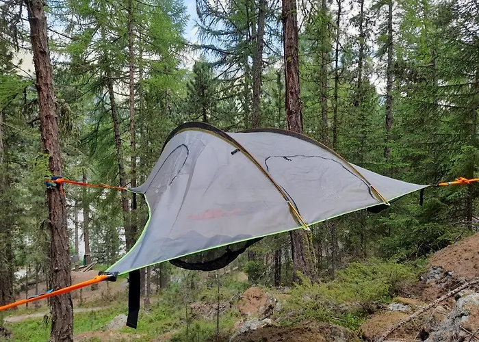 Camping Baumzelte Robis Waldspielpark Grächen